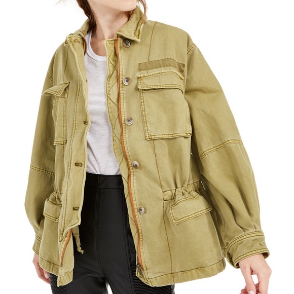 Free People Jackets & Blazers - Free People Seize the Day Military Jacket